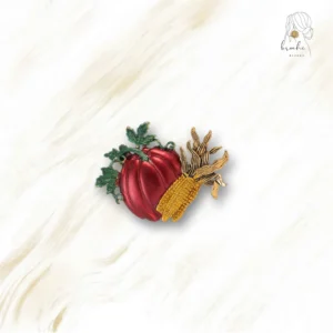 Broche Citrouille Maïs