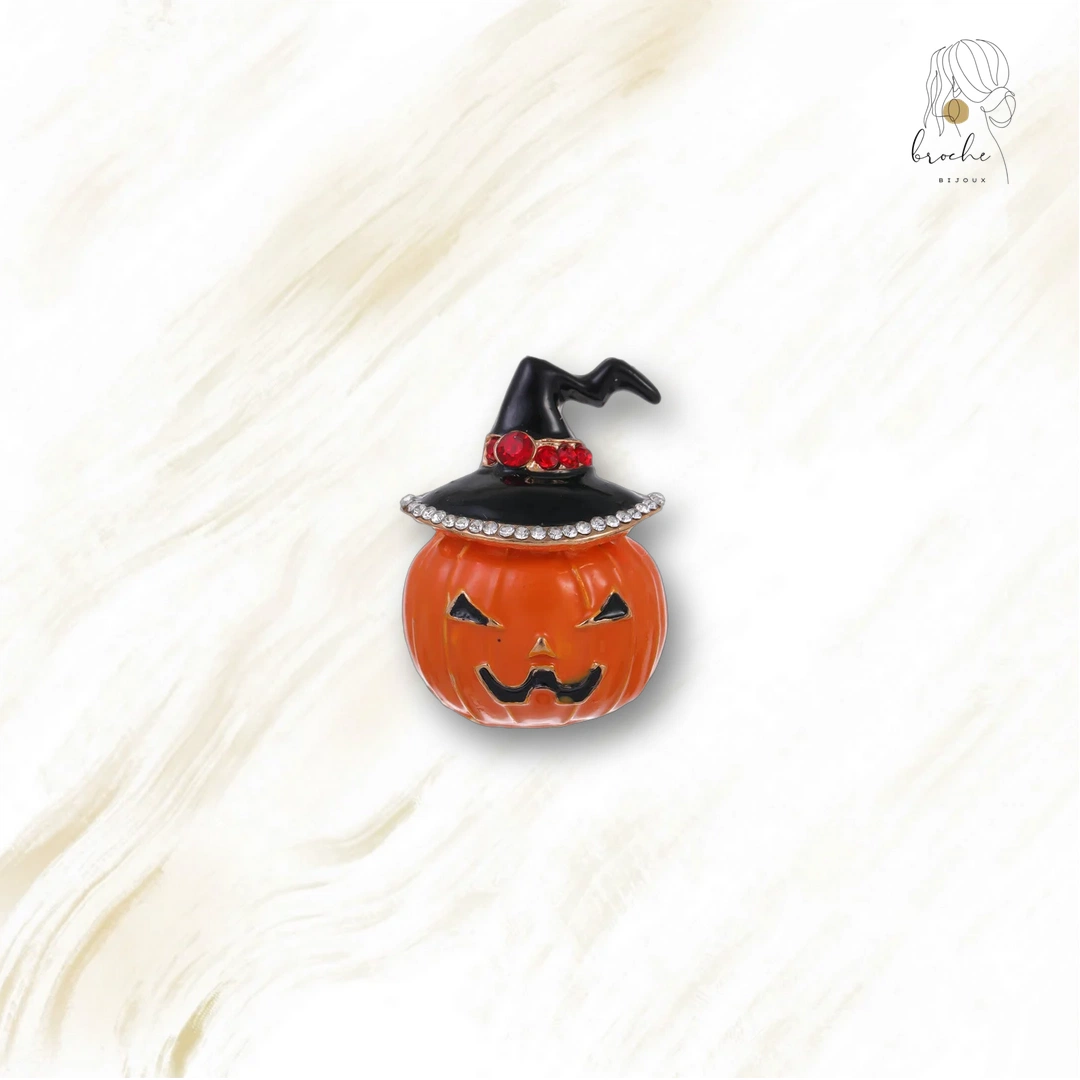 Broche Citrouille Malveillante