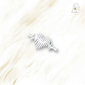 Broche Coeur Cardiogramme