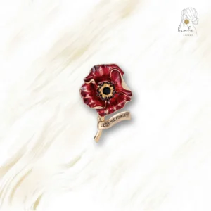 Broche Coquelicot Vintage