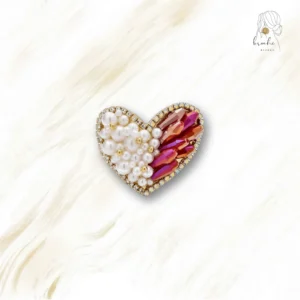 Broche Cœur Amour Pluriel