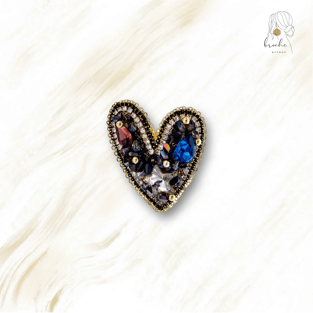 Broche Cœur Caprice Amoureux