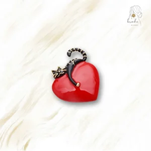 Broche Cœur Farniente Féline