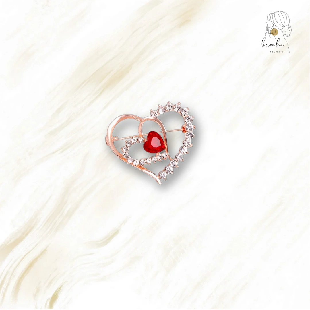 Broche Cœur Shining Desire