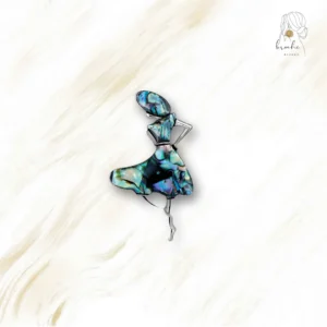 Broche Danseuse Bleu