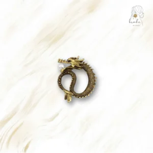 Broche Dragon Chinois Vintage