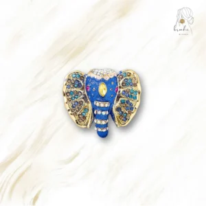 Broche Éléphant Strass