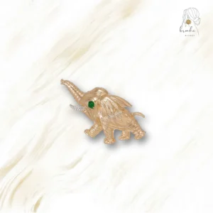 Broche Éléphant Style Délicate