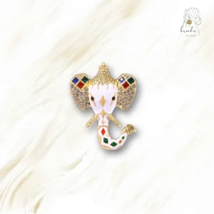 Broche Éléphant Style Indien