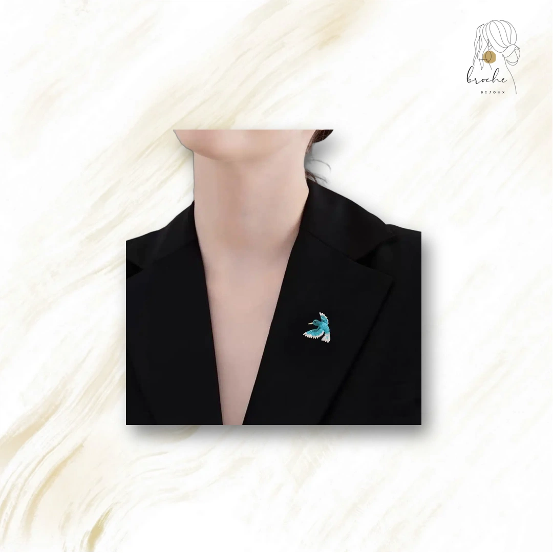 Broche En Forme D'Oiseau