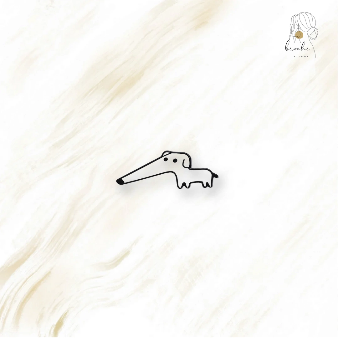 Broche En Forme De Chien