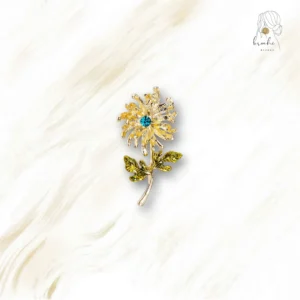 Broche En Forme De Fleur