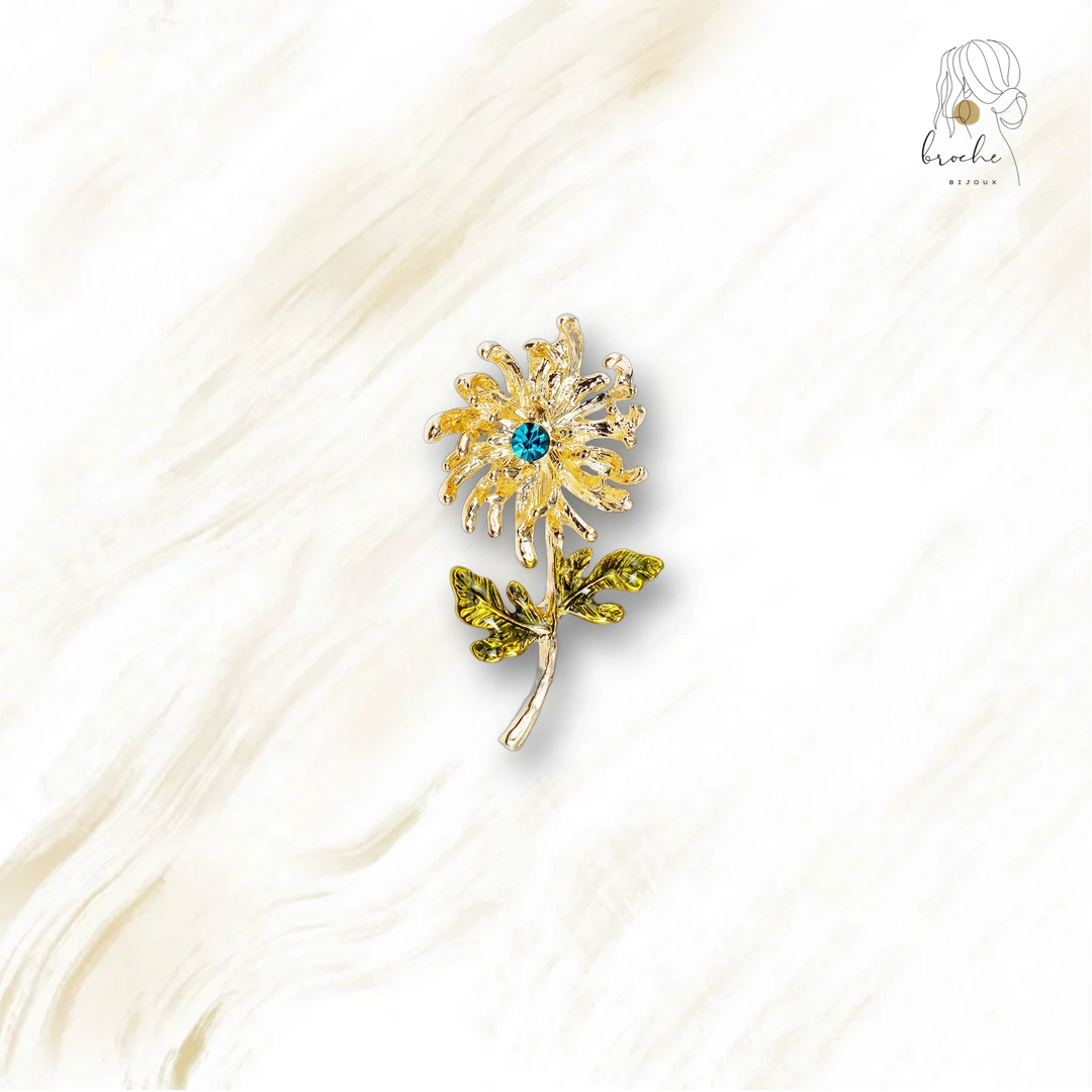 Broche En Forme De Fleur