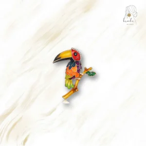 Broche En Forme De Perroquet
