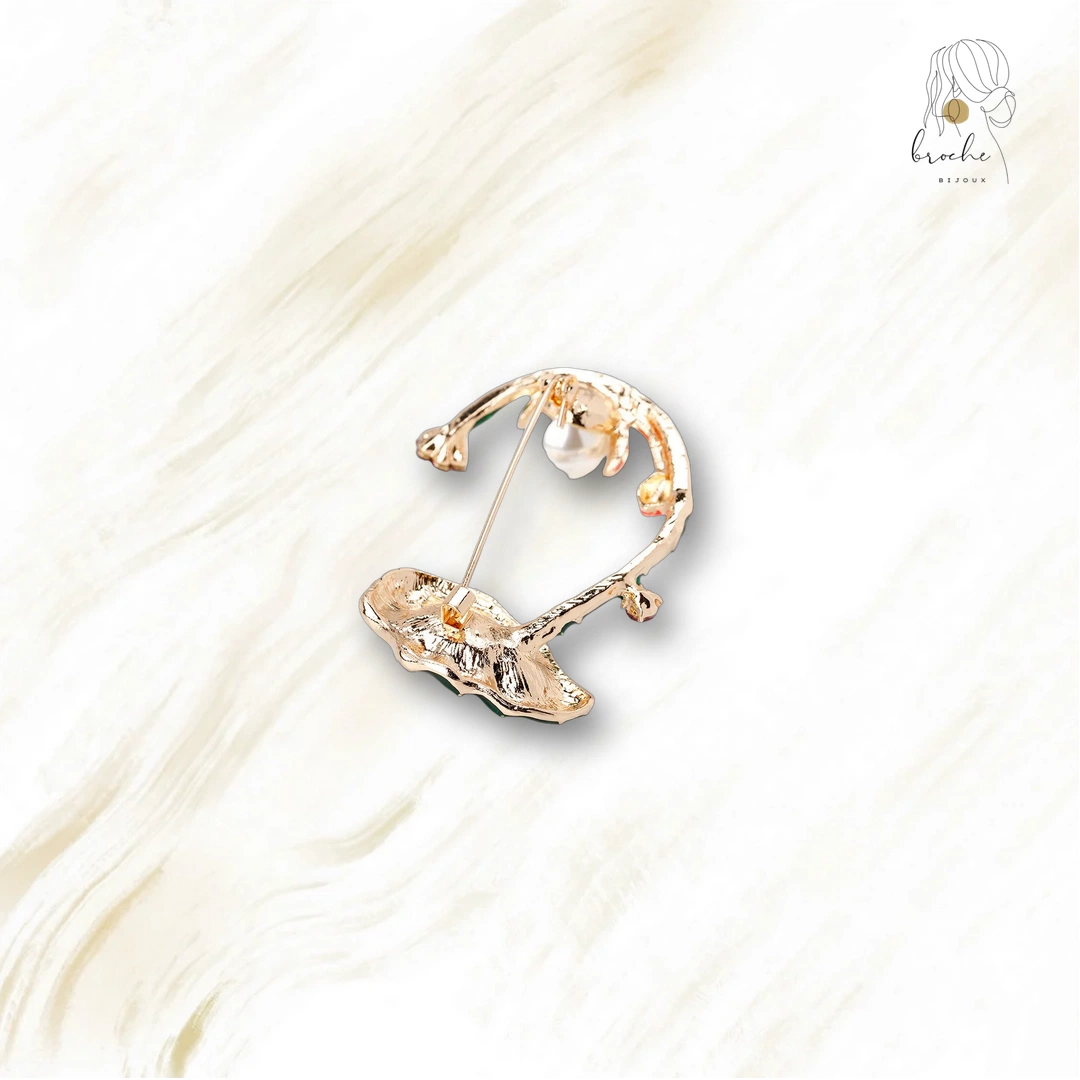 Broche Feuille De Lotus