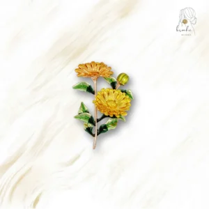 Broche Fleur De Chrysanthème