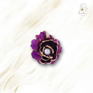 Broche Fleur Violette