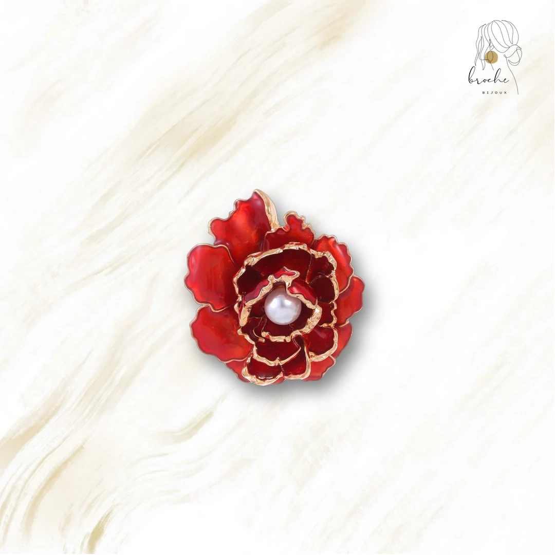 Broche Fleur Violette