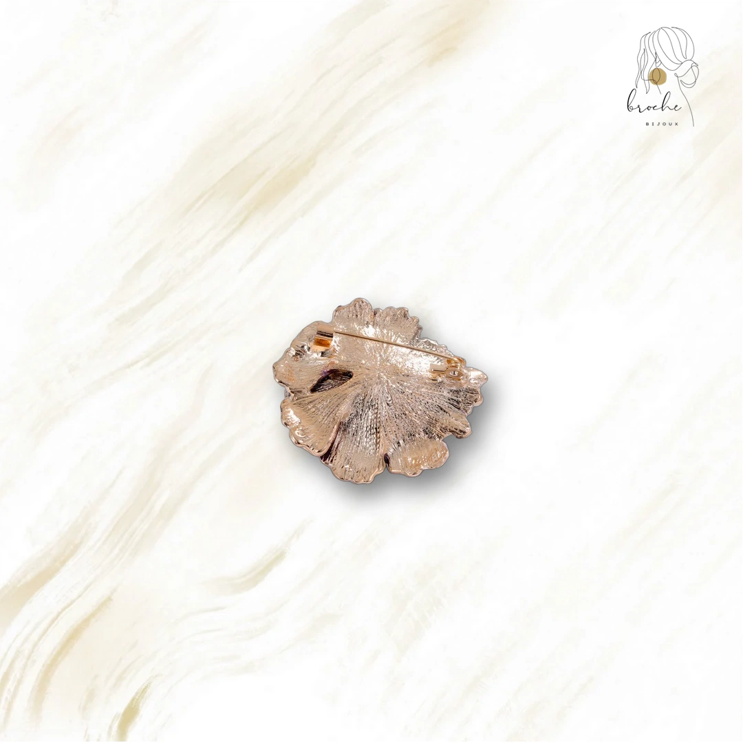 Broche Fleur Violette