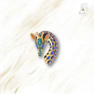 Broche Girafe Art Nouveau