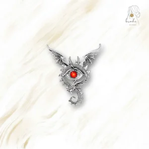 Broche Œil Rouge Dragon