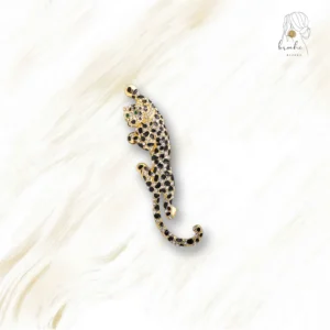 Broche Léopard Grimpant