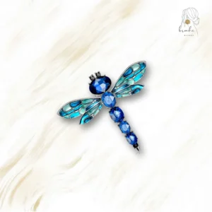Broche Libellule Cristal