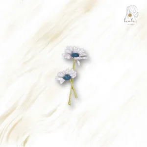 Broche Marguerites Jumelles