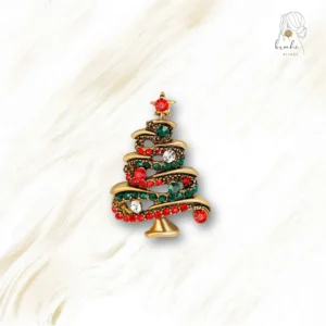 Broche Noël Sapin Ancien Design