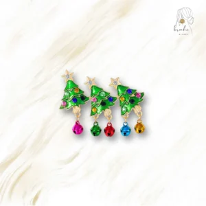 Broche Noël Triple Sapin