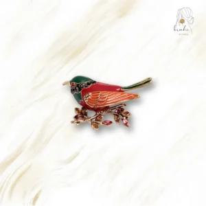 Broche Oiseau Beau Merle