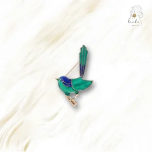 Broche Oiseau Bleu