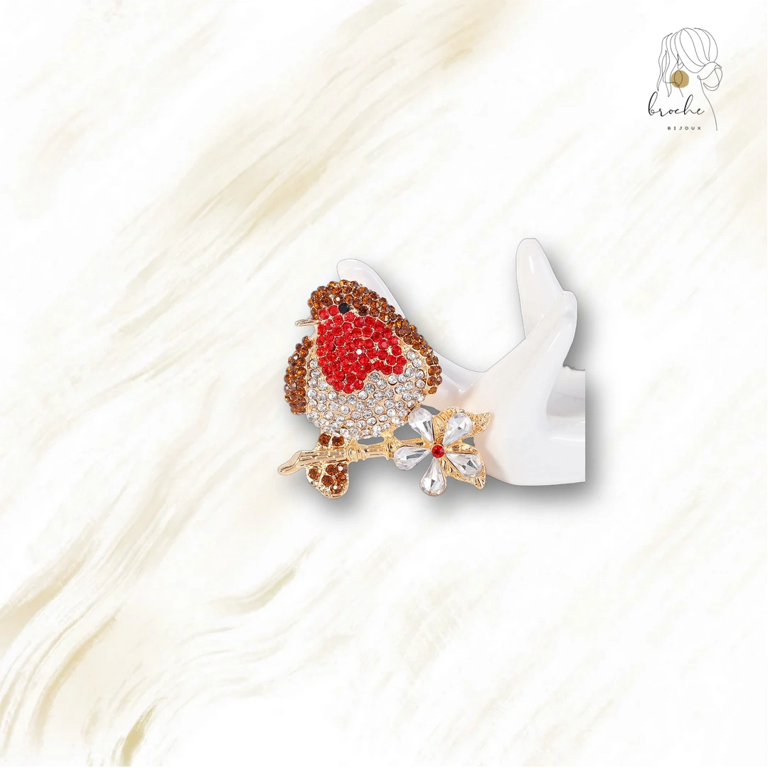 Broche Oiseau Chic