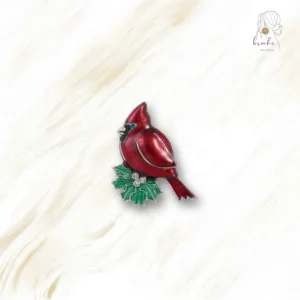 Broche Oiseau Rouge