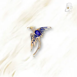 Broche Oiseau Stylisé