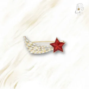 Broche Originale Étoile Filante