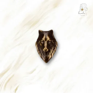 Broche Originale Loup