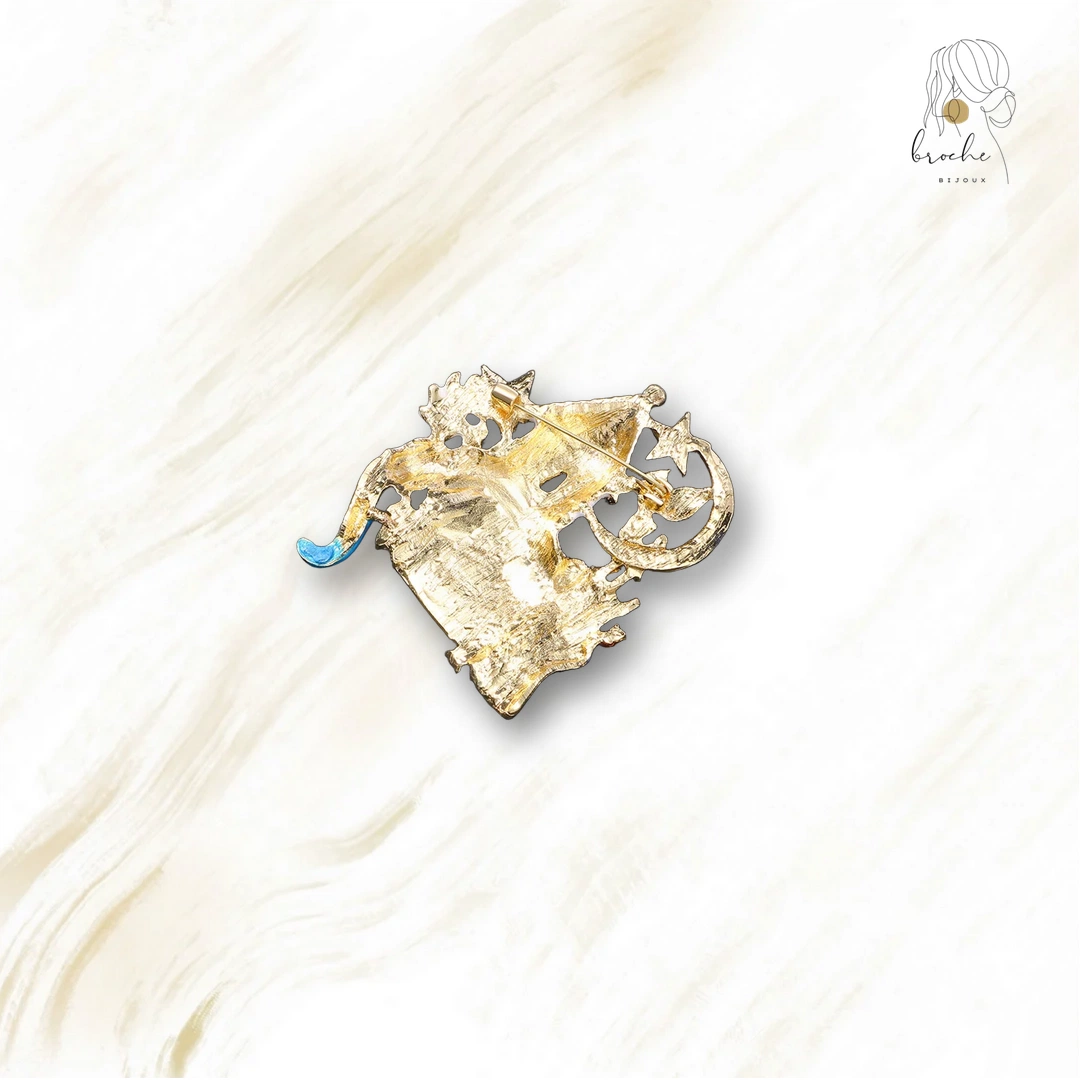 Broche Originale Petite Maison Blanche