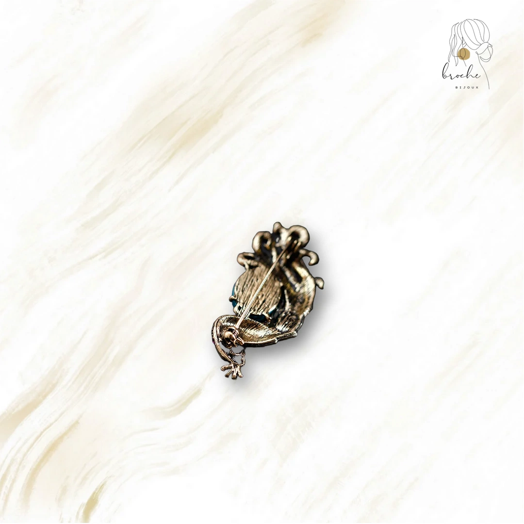 Broche Paon Vintage