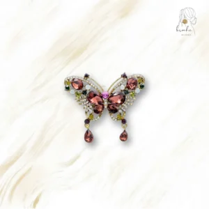 Broche Papillon Bouquet Coloré