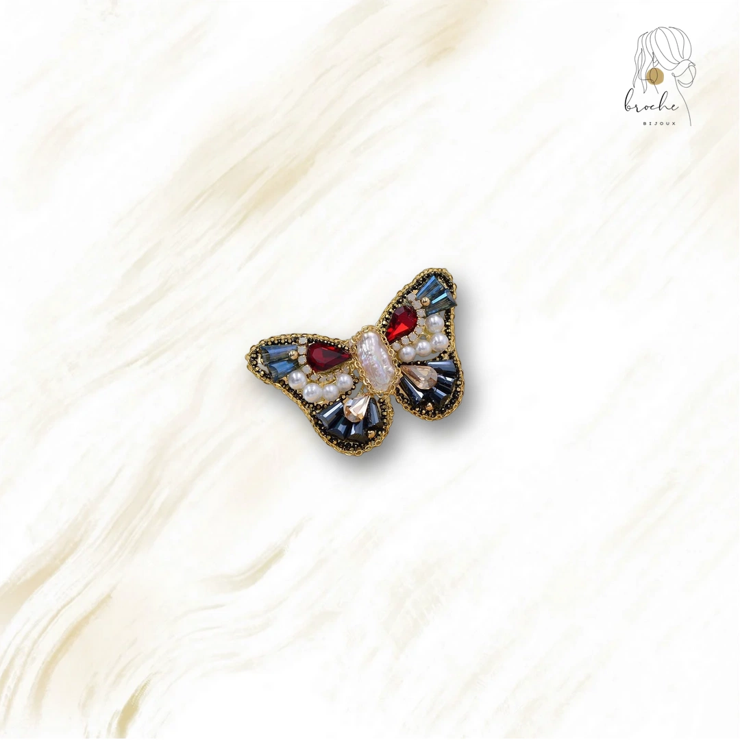 Broche Papillon Cocorico Chic