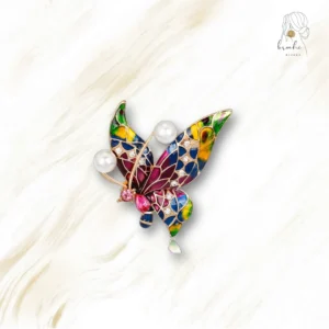 Broche Papillon Mosaïque