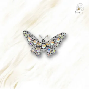 Broche Papillon Strass