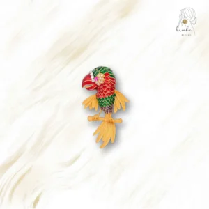 Broche Perroquet Art Déco