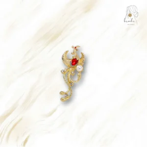 Broche Phoenix Doré