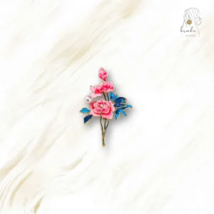 Broche Pivoine
