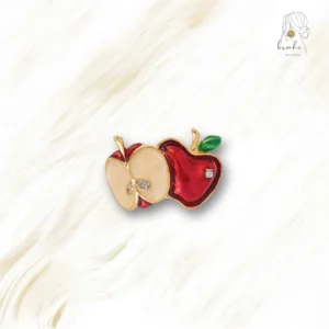 Broche Pomme Double Face
