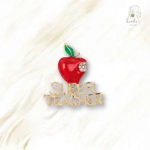 Broche Pomme SUPER TEACHER