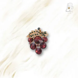 Broche Raisin Strass