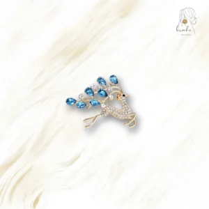 Broche Renne Luxueux